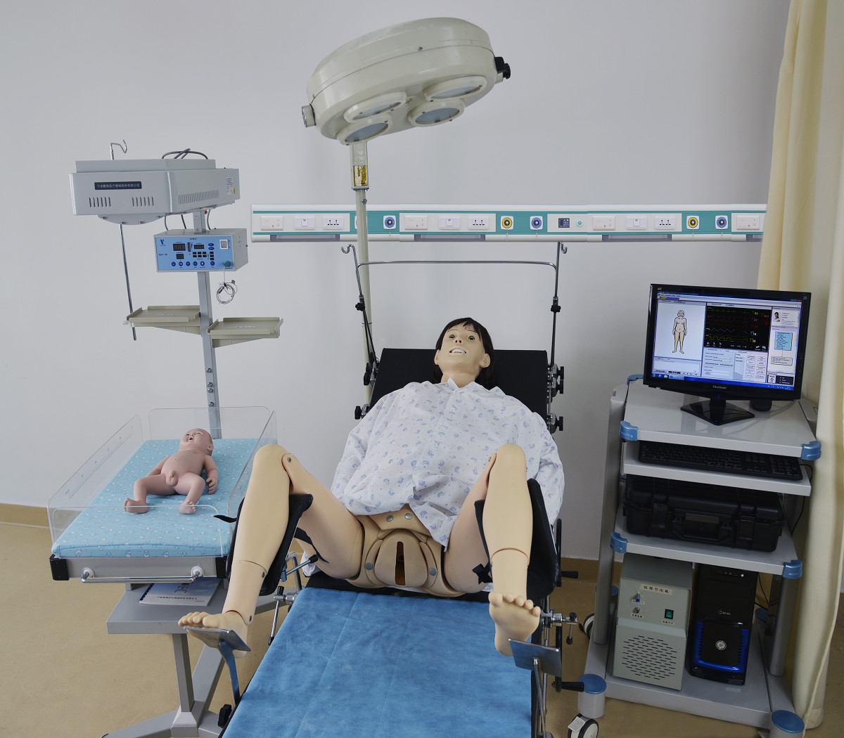 Zatwierdzony PCPC PCV Symulatora Narodzin Dziecka na Emergency, AED, Szkolenie Pielęgniarskie