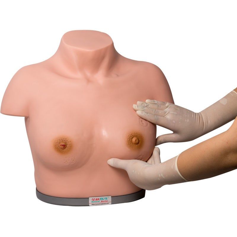 Badanie palpacyjne symulatora badania piersi z PVC