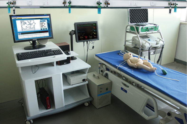 Zaawansowane inteligentne neonatowe manikizy pierwszej pomocy z wyposażeniem do monitorowania wideo